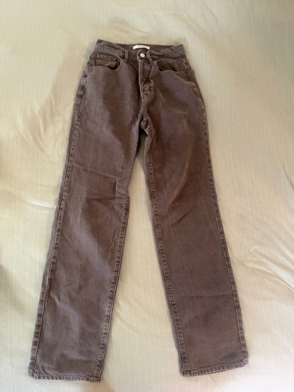 PacSun High Rise Dad Jeans — Brown